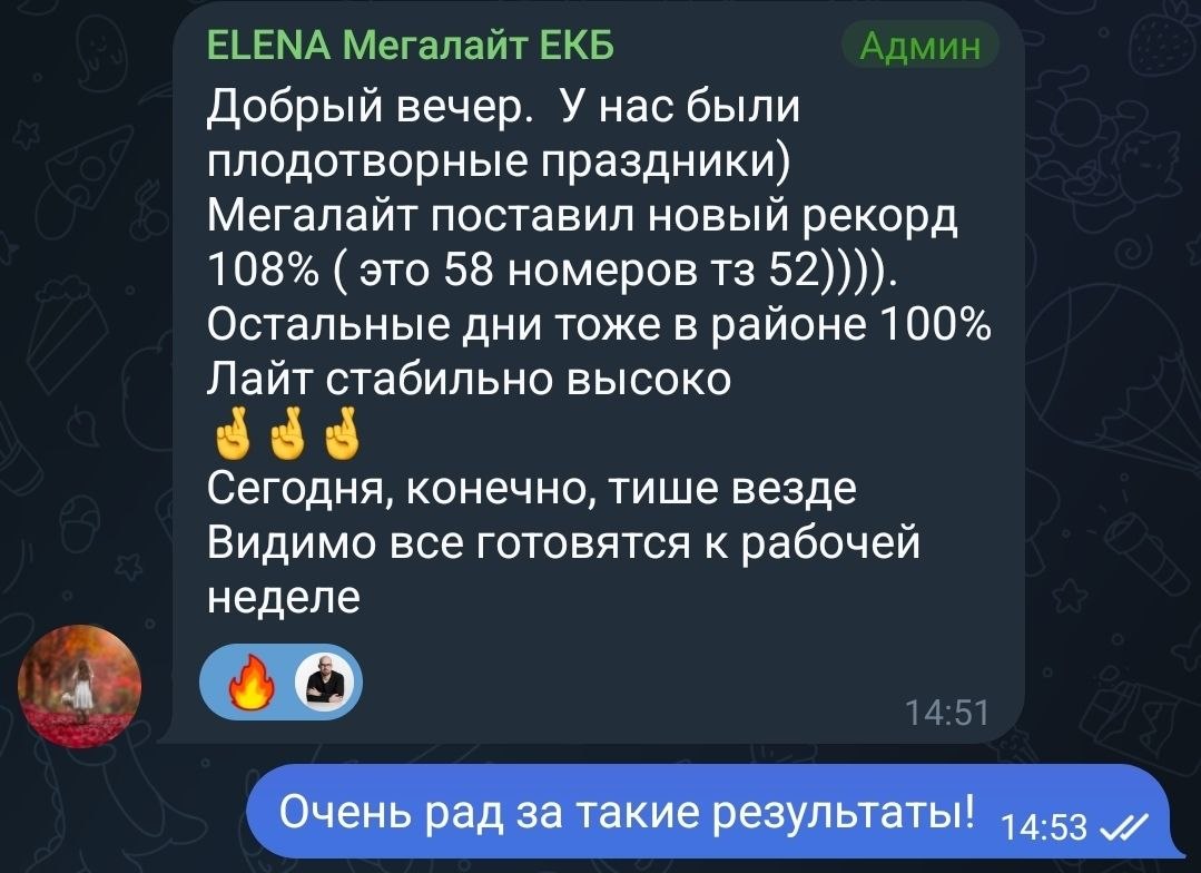 Сообщение клиента про загрузку отеля 108%